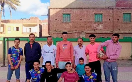 يوم رياضي فى خماسي كرة القدم بمركز شباب خليج قبلي بمطوبس