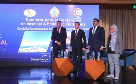 إنطلاق المؤتمر الأول لجراحة الأوعية الدموية لمركز القلب والجهاز الهضمى بدمياط