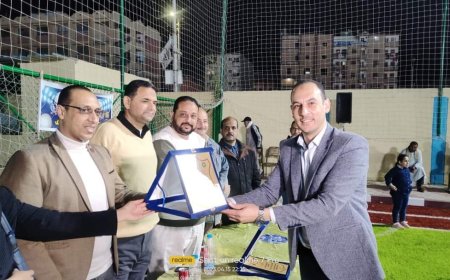 إتحاد شباب كفرالشيخ يكرمون المشاركين في الدورة الرياضية ببلطيم