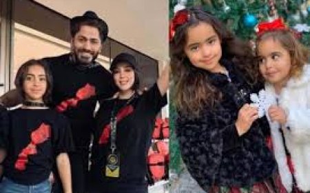 احتفال تامر حسنى وبسمة بوسيل بعيد ميلاد ابنتيهما