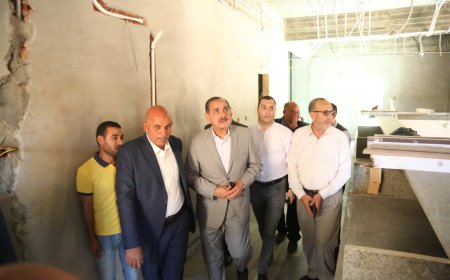 محافظ كفر الشيخ ونائبه يتفقدان المشروعات الخدمية بقرية برنبال