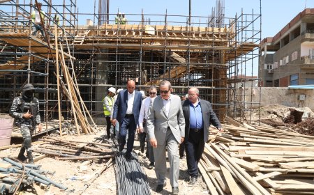 محافظ كفر الشيخ يتفقد موقع إنشاء مستشفى مطوبس المركزي ضمن مبادرة حياة كريمة بتكلفة تتجاوز المليار جنيه