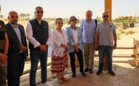 زيارة الأميرة عالية بنت الحسين لمحمية وادى الريان فى الفيوم