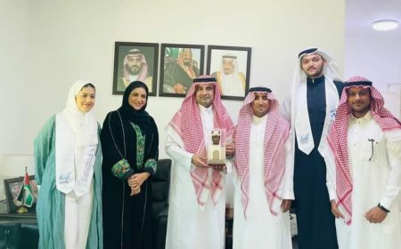 الملحق الثقافي فى الأردن يستقبل الامين العام للاتحاد العالمى للكشاف المسلم