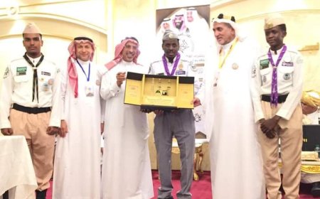 اهل الشبيكة يكرمون فريق كشافة شباب مكة