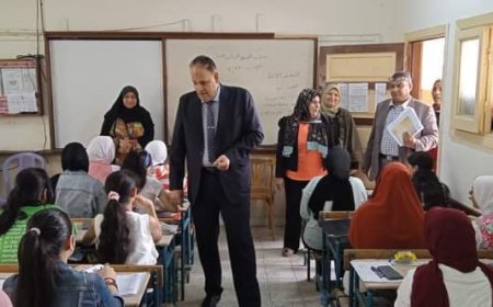 إنتظام سير امتحانات الفصل الدراسى الثانى بالبحيرة