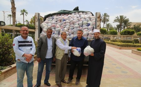 توزيع 60 ألف شنطة على الاسر المستحقة بكفرالشيخ