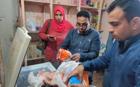 مختار" يقرر احالة 91 محضرا بالمخالفات التي تم ضبطها للنيابة العامة لاعمال شئونها