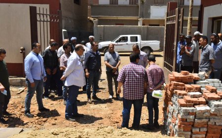 محافظ أسيوط يتفقد محطة رفع قرية سكرة ضمن مشروع الصرف الصحي لعدد 20 قرية بمنفلوط بإجمالي 1.5 مليار جنيه