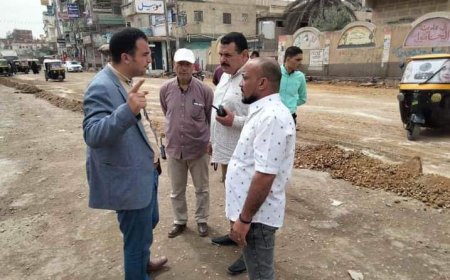 خطة لتطوير وتوسعة مدخل الحامول بكفرالشيخ