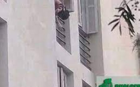 سقوط طالبة من الطابق الرابع بمنطقة من محل سكنها  بأكتوبر