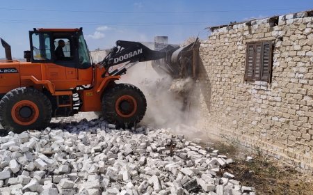 إزالة 11 حالة تعدي على مساحة 15 فدان بمركز الرياض ضمن الموجة  21 بكفرالشيخ