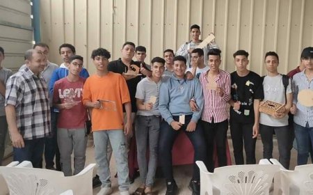 الورشة الفنية في فنون الأركت لأعضاء مراكز شباب فوة بكفر الشيخ