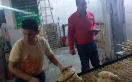 استمرار الحملات على المخابز والأسواق وتحرير محاضر للمخالفين بكفرالشيخ