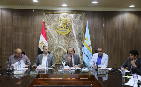 محافظ كفر الشيخ يناقش نسب تنفيذ كوبري سخا العلوي وتعديل مسارات المرافق