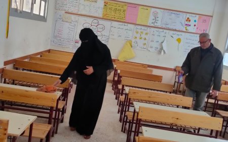 تطهير وتعقيم 388 لجنة لاستقبال 63 ألف و307 طالب وطالبة لأداء أول امتحانات الشهادة الاعدادية بكفر الشيخ