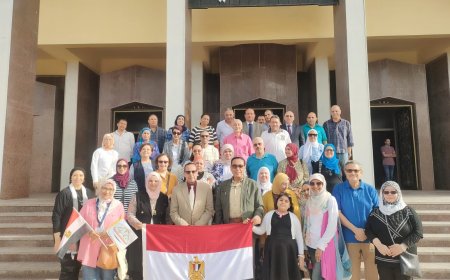 شوشه :يستقبل أعضاء جمعيه إحياء التراث المصرى