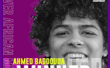 أحمد فؤاد بغدودة بطل كفر الشيخ يحصد فضية البطولة الأفريقية للمصارعة للكبار بتونس