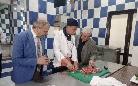 وكيل تعليم كفر الشيخ يتفقد امتحانات الدبلومات الفنية