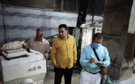 رئيس مدينة الحامول «يقود» حملة لمراقبة المخابز  ويحرر المحاضر للمخالفين 