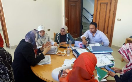 رئيس جامعة كفر الشيخ يستقبل فريق زيارة المحاكاة للاعتماد الأكاديمي لكلية التمريض