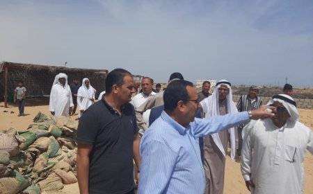 شوشه :يتفقد الوحدات الصحيه والقري العائده بالشيخ زويد