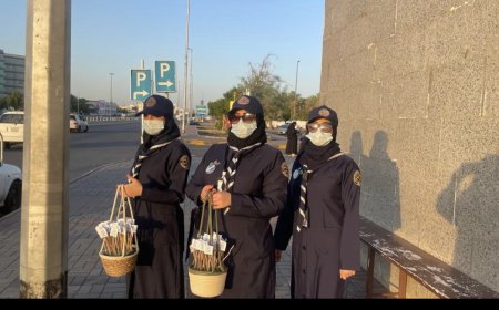 مرشدات مكة المكرمة والمدينة المنورة يستجيبون لمبادرة إستبدال السيجارة بالسواك 