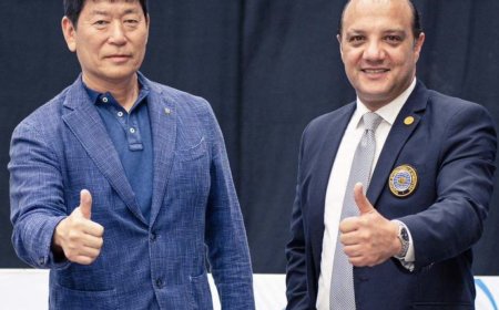 رئيس "الدولي للجمباز" يصل القاهرة لحضور افتتاح بطولة الفراعنة