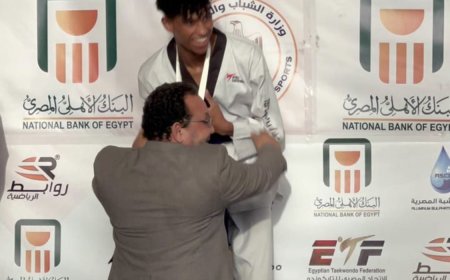 محمد أحمد يحرز ذهبية بطولة الجمهورية للتايكوندو تحت 17 عام
