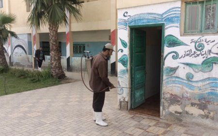 بيلا تواصل جهودها لرفع كفاءة محيط لجان الثانوية العامة بكفرالشيخ 