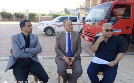 وكيل تعليم كفر الشيخ يتابع مركز توزيع صناديق أسئلة امتحانات شهادة الثانوية العامة بكفرالشيخ 2022-2023 م