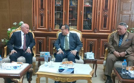 شوشه :يستقبل رئيس جهاز تعمير سيناء