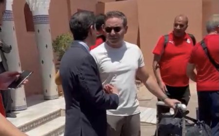 استعدادا لمواجهة غينيا.. كامل أبو علي يستضيف بعثة منتخب مصر بالمغرب