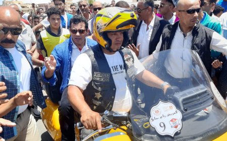 من أجل التنميه ماراثون رياضي بالتعاون مع وزاره الشباب والرياضه ومحافظه شمال سيناء