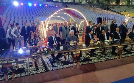 محافظ كفر الشيخ يشهد عرس جماعي ل300 عروس وعريس بالمنطقة الشمالية العسكرية