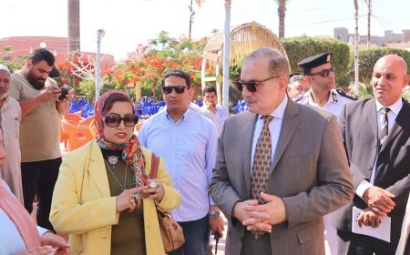 محافظ كفر الشيخ يدشن حملة 100 يوم صحة بحديقتي صنعاء والأسرة والطفولة