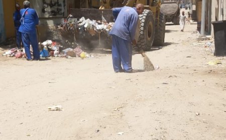 شوشه يتابعه حمله أعمال مجلس المدينه لإزاله مخلفات الأضاحي