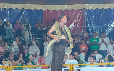 عوده السيرك بعد غياب 13عاما و إعفاء رسوم دخول السيرك القومي لذوي الهمم