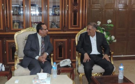 مدير أمن شمال سيناء يقدم التهنئه لمحافظ شمال سيناء وأهالي سيناء