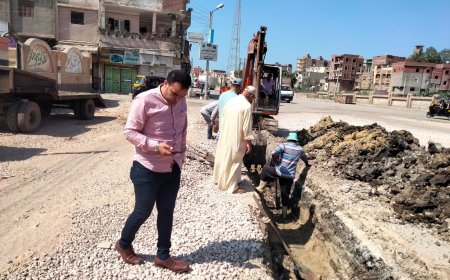 حملات نظافة وازالة تعديات على أراضي زراعية احلال وتجديد خط مياه الشرب الرئيسي بمدن ومراكز كفر الشيخ