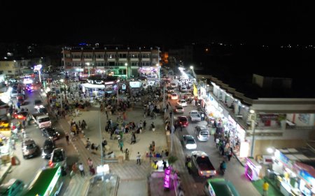 أعمال تطوير وتوافد كبير على مصيف بلطيم في رابع أيام عيد الأضحى واطلاله علوية بكفرالشيخ