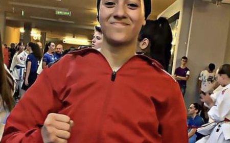 أسماء أبو حليمة لاعبة منتخب مصر سابع عالم في الدورى العالمى للكاراتية بكرواتيا بكفرالشيخ