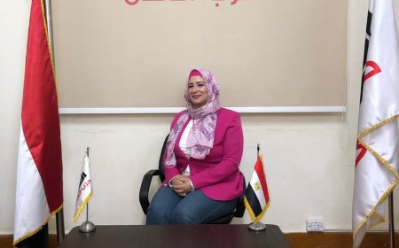 «رجاء راغب» اول  أميناً عاماً امراة لحزب  في كفر الشيخ