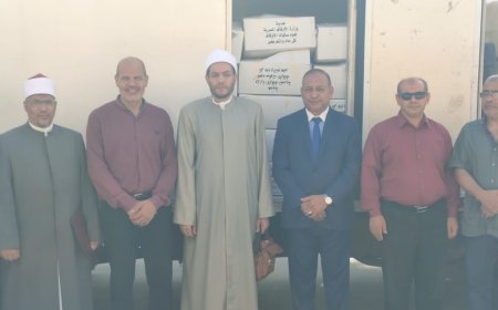 وصول الدفعه الثالثه لصكوك الأضاحي لتوزيعها علي المستحقين بشمال سيناء