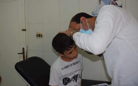 إجراء الكشف الطبي علي 787مواطنا في القافله الطبيه بمستشفي الشيخ زويد