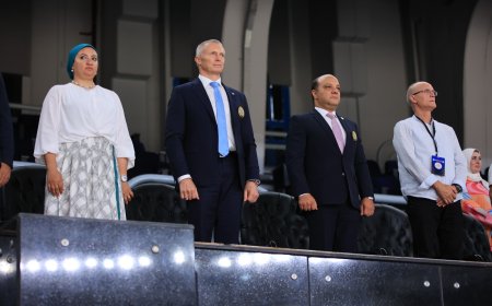 افتتاح بطولة كاس الفراعنة الدولية للجمباز الفني ياستاذ القاهرة