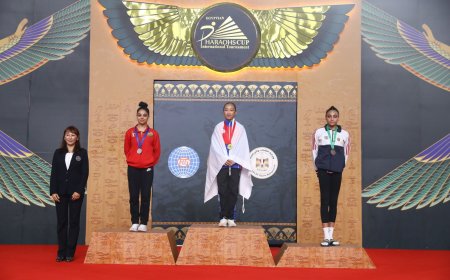 بنات مصر يتألقن في بطولة الفراعنة الدولية للجمباز الفني 