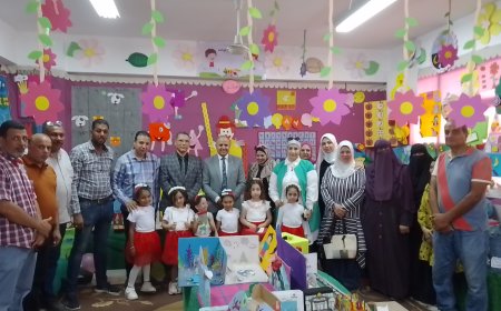 وكيل تعليم كفر الشيخ يفتتح معرض ختام الانشطة الصيفية بإدارة غرب كفر الشيخ