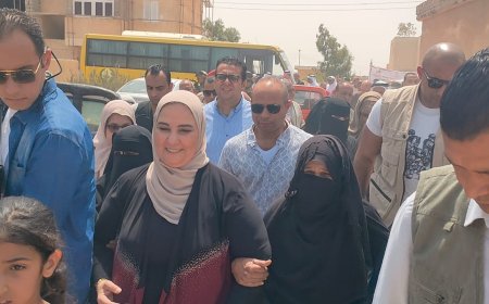 القباج تتفقد رفع كفاءه منازل المواطنين  العائدين بقري الشيخ زويد