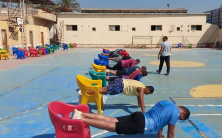 البرنامج التدريبي لمركز تأهيل الطلاب المتقدمين للكليات العسكرية برياضة كفر الشيخ